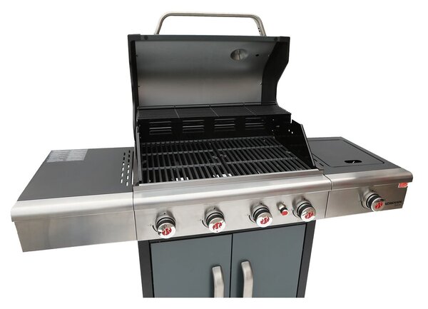 Triton PTS 4.1 Grill gazowy, srebrny LANDMANN 12964