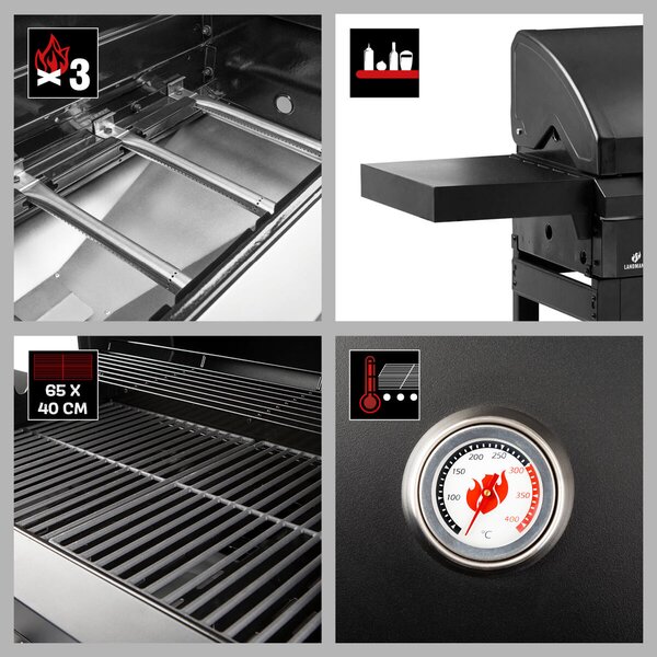 Grill gazowy Rexon Pure 3.0 LANDMANN 07784