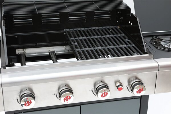 Triton PTS 4.1 Grill gazowy, srebrny LANDMANN 12964