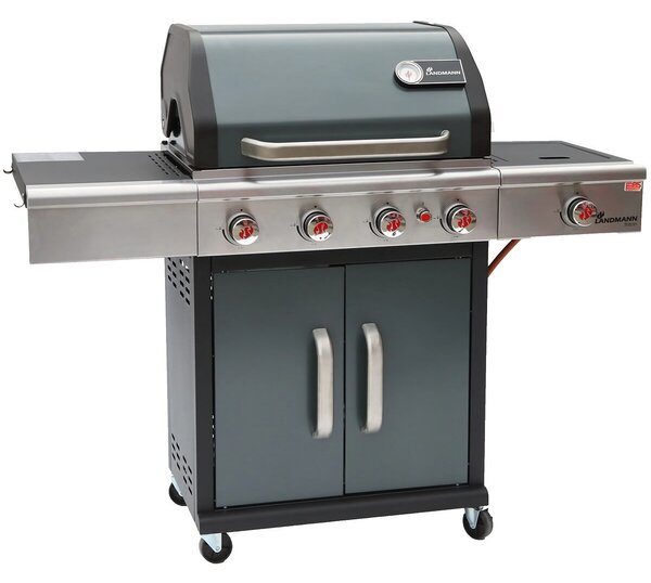 Triton PTS 4.1 Grill gazowy, srebrny LANDMANN 12964