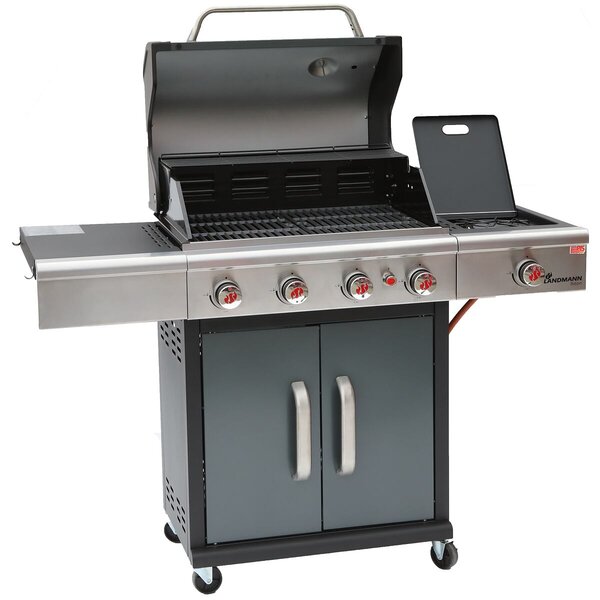 Triton PTS 4.1 Grill gazowy, srebrny LANDMANN 12964