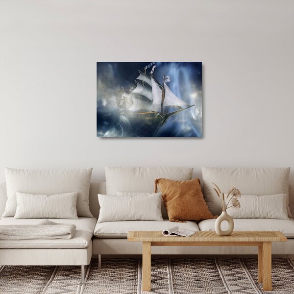 Obraz na szkle - Statek widmo (70x50 cm)