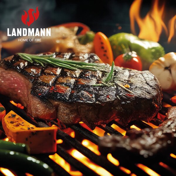 Barrel 550 Grill węglowy beczkowy LANDMANN 13657