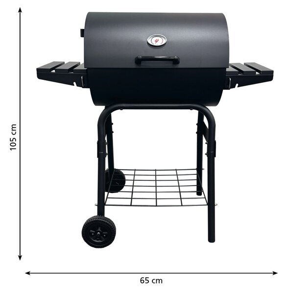 Barrel 550 Grill węglowy beczkowy LANDMANN 13657