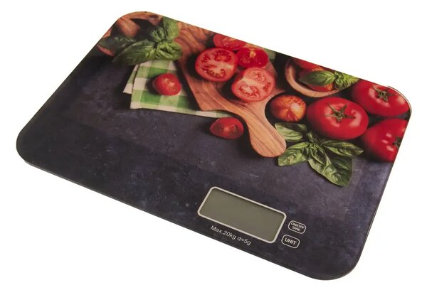 Waga kuchenna elektroniczna, 20 kg, szklana ORION 130599