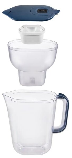 Carbo Dzbanek filtrujący, 3 l, plastikowy, niebieski ORION 156020