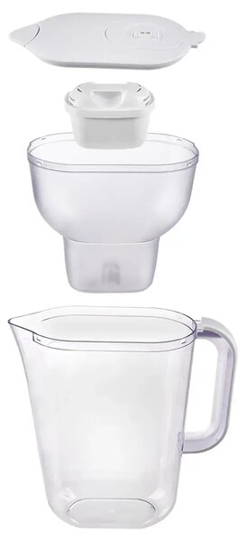 Carbo Dzbanek filtrujący, 3 l, plastikowy, biały ORION 156019