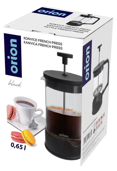 Black zaparzacz french press, 0,65 l ORION 156027