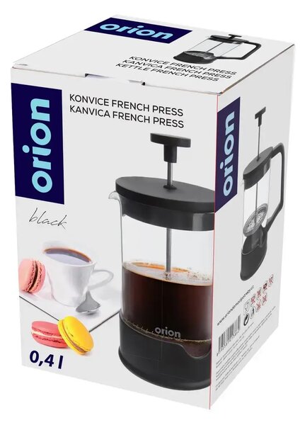 Black zaparzacz french press, 0,4 l ORION 156026