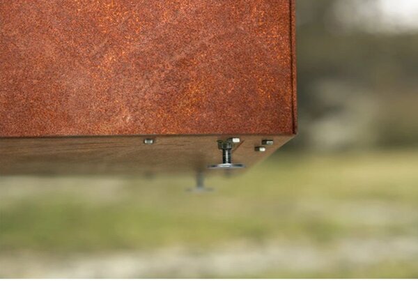 Cube Donica ogrodowa 60 x 60 x 50 cm, corten CORGARDEN 1001