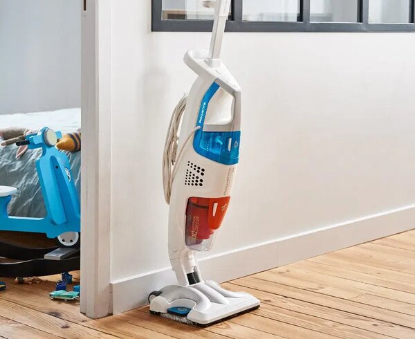 Clean & Steam Multi parowy odkurzacz z funkcją czyszczenia parą, biały, ROWENTA RY8544WH