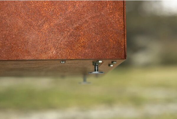 Cono Donica ogrodowa 60 x 60 x 50 cm, corten CORGARDEN 1003
