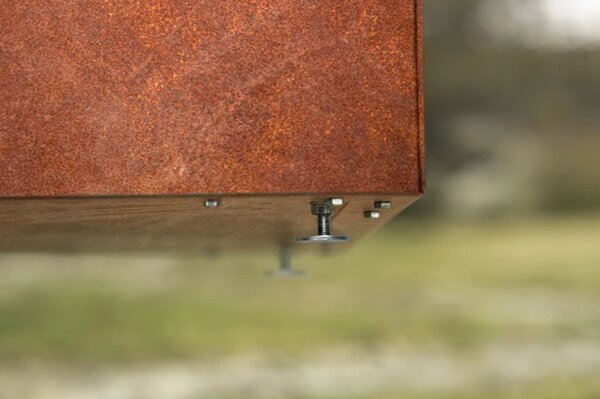 Cube Donica ogrodowa 40 x 40 x 30 cm, corten CORGARDEN 1002