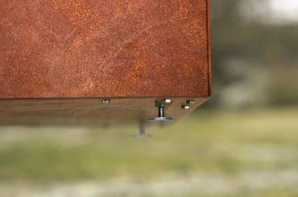 Cono Donica ogrodowa 70 x 70 x 80 cm, corten CORGARDEN 1004