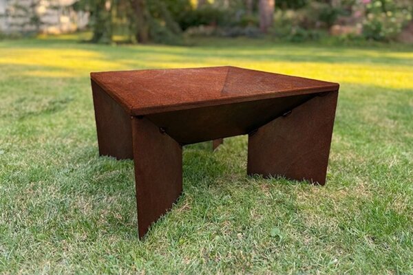 Fokus Palenisko ogrodowe 50 × 50 × 30 cm, corten CORGARDEN 1016