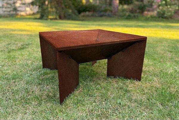 Fokus Palenisko ogrodowe 50 × 50 × 30 cm, corten CORGARDEN 1016