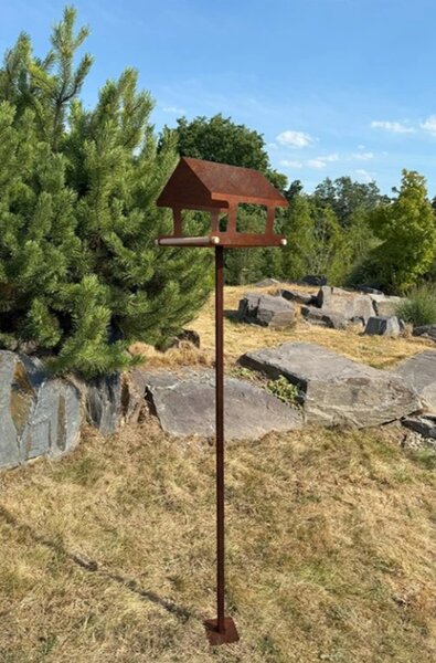 Nido karmnik dla ptaków 30 x 25 x 23 cm, corten CORGARDEN 1039