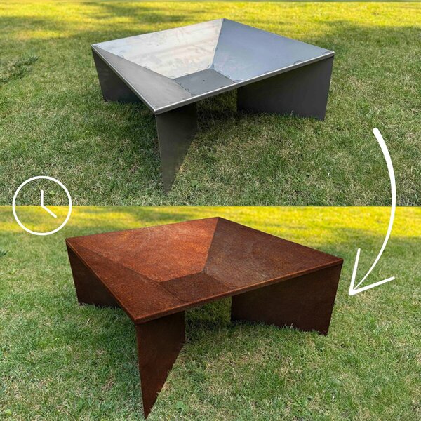 Fokus Palenisko ogrodowe 70 x 70 x 30 cm, corten CORGARDEN 1017