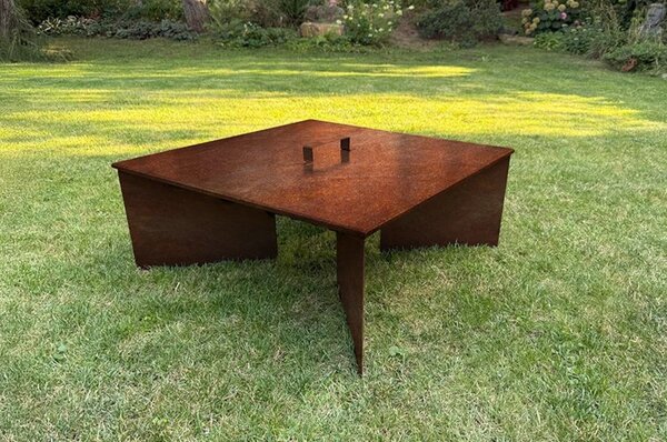Fokus Palenisko ogrodowe 70 x 70 x 30 cm, corten CORGARDEN 1017