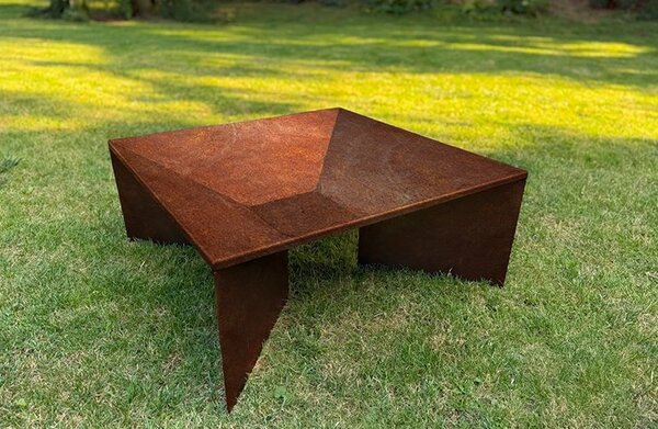 Fokus Palenisko ogrodowe 70 x 70 x 30 cm, corten CORGARDEN 1017