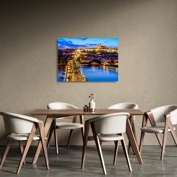 Obraz na szkle - Most Karola, Praga, Czechy (70x50 cm)