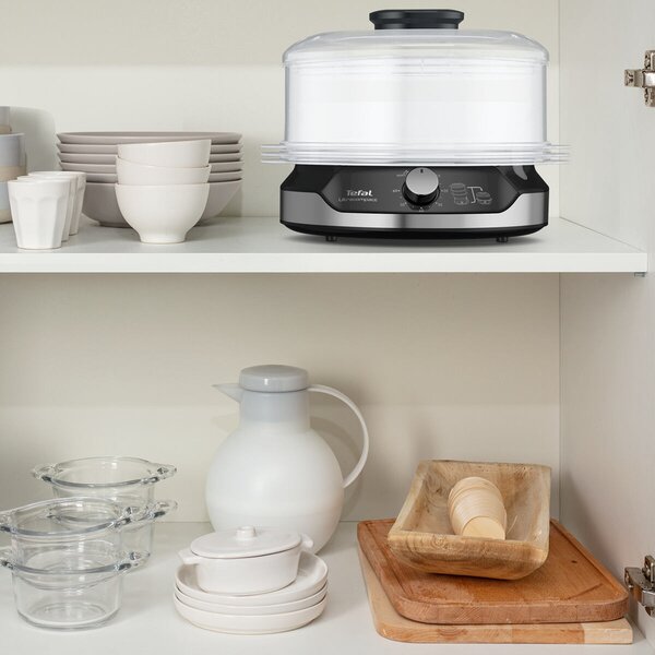 Ultracompact Garnek do gotowania na parze, srebrny/czarny TEFAL VC204810