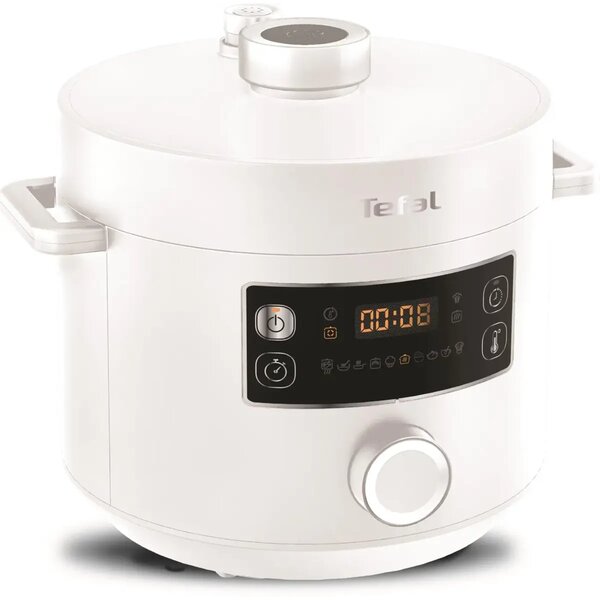Turbo Cuisine Wielofunkcyjny garnek elektryczny, biały TEFAL CY754130