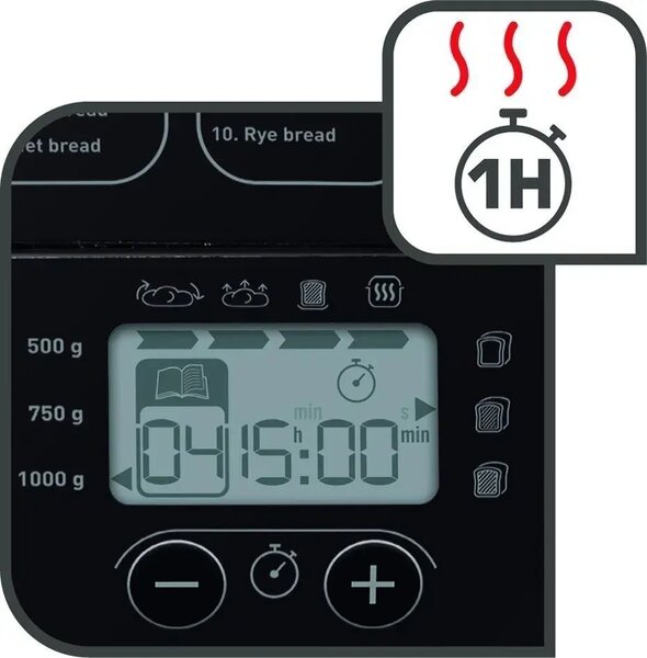 Pain Plaisir Domowy wypiekacz do chleba, czarny/czerwony TEFAL PF220838