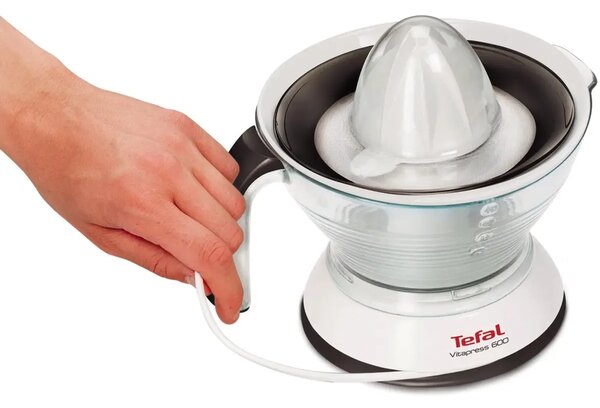 Vitapress Elektryczna wyciskarka do cytrusów, biała/czarna TEFAL ZP300138