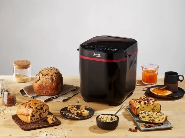 Pain Plaisir Domowy wypiekacz do chleba, czarny/czerwony TEFAL PF220838