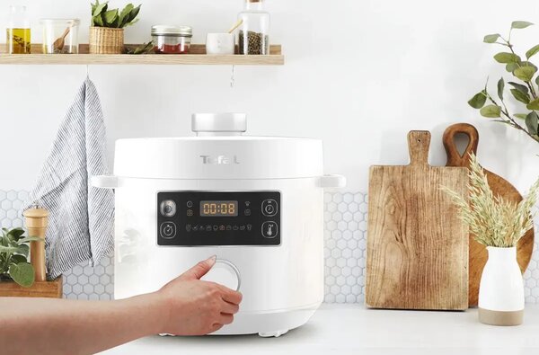 Turbo Cuisine Wielofunkcyjny garnek elektryczny, biały TEFAL CY754130