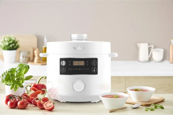 Turbo Cuisine Wielofunkcyjny garnek elektryczny, biały TEFAL CY754130