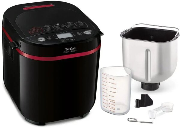 Pain Plaisir Domowy wypiekacz do chleba, czarny/czerwony TEFAL PF220838