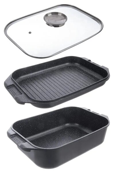 Grande Aroma Brytfanna dwustronna 41 x 26 x 15 cm ORION 127040