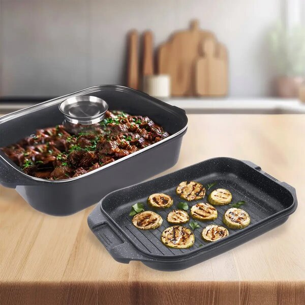 Grande Aroma Brytfanna dwustronna 41 x 26 x 15 cm ORION 127040