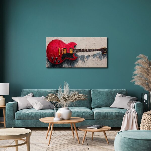 Obraz legendarna czerwona gitara SG