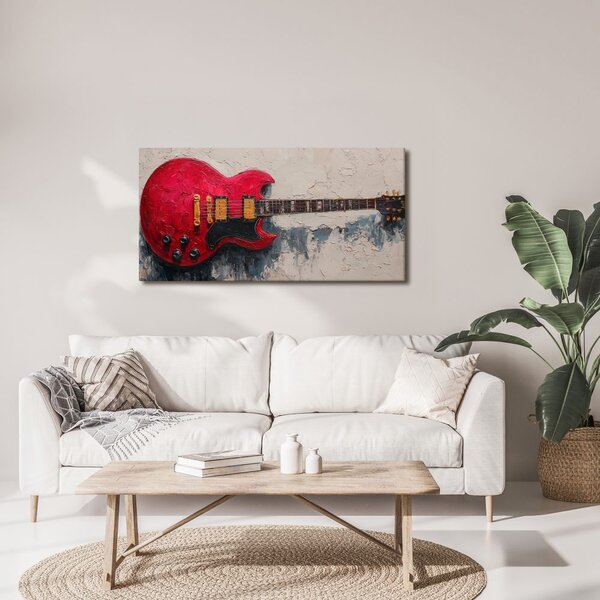 Obraz legendarna czerwona gitara SG