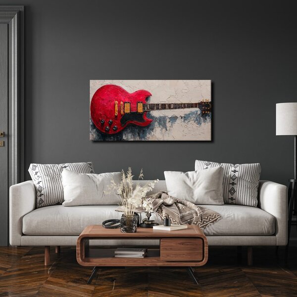 Obraz legendarna czerwona gitara SG