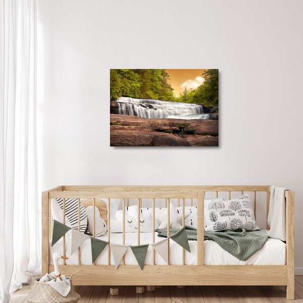 Obraz na szkle wodospadu (70x50 cm)