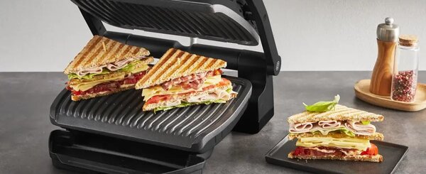 OptiGrill Elektryczny grill kontaktowy, czarny TEFAL GC717810