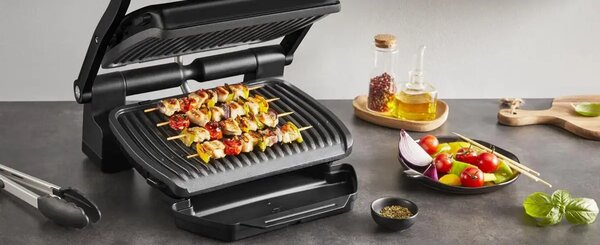 OptiGrill Elektryczny grill kontaktowy, czarny TEFAL GC717810