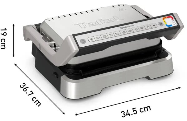 OptiGrill 2w1 Elektryczny grill kontaktowy, nierdzewny TEFAL GC773D30