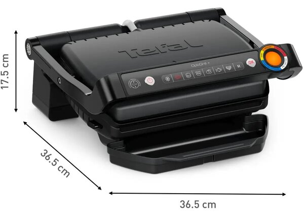 OptiGrill Elektryczny grill kontaktowy, czarny TEFAL GC717810