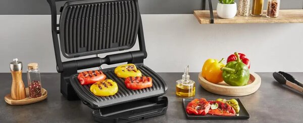 OptiGrill Elektryczny grill kontaktowy, czarny TEFAL GC717810