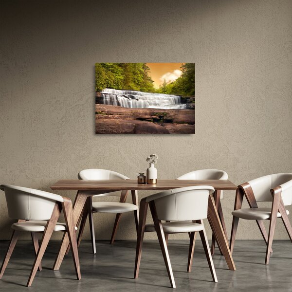 Obraz na szkle wodospadu (70x50 cm)