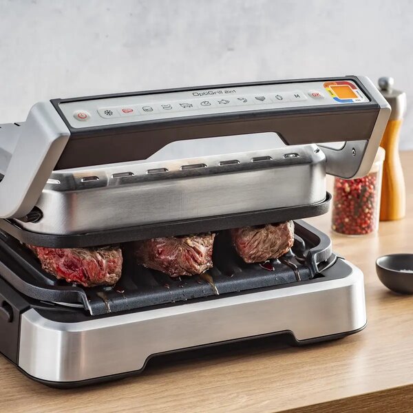 OptiGrill 2w1 Elektryczny grill kontaktowy, nierdzewny TEFAL GC773D30