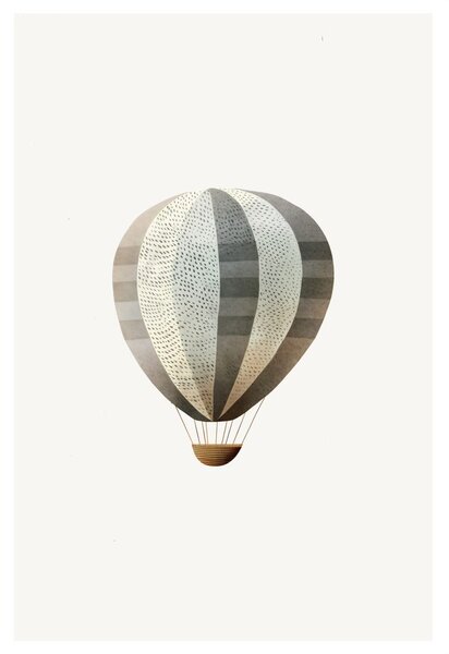 Obraz balon w pastelowych odcieniach