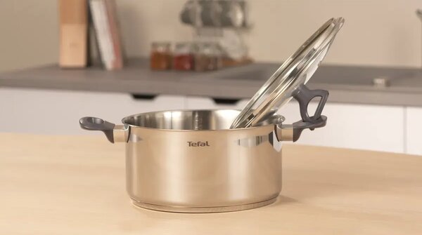 Daily Cook Garnek z pokrywką 20 cm, nierdzewny TEFAL G7124445