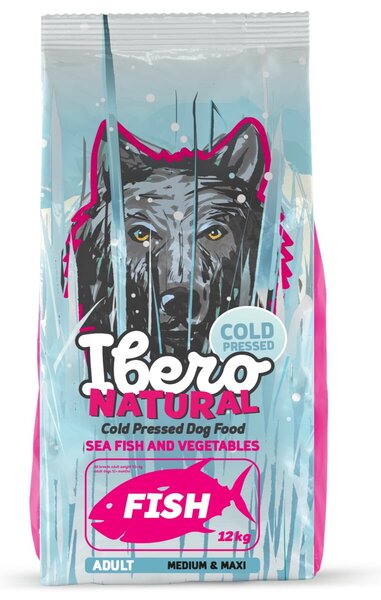 Cold Press Karma dla psów Dog Adult Medium & Maxi, Fish, 12 kg IBERO 1005352