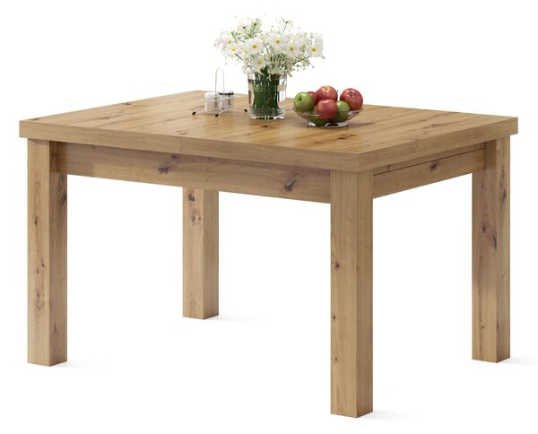 ROYAL Dąb Artisan - KLASYCZNY STÓŁ 120x90 ROZKŁADANY DO 270 cm!